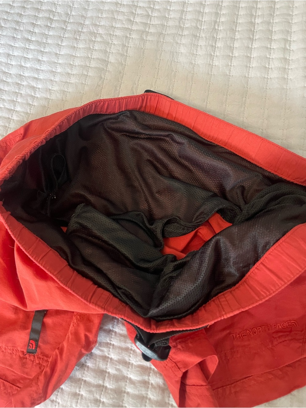 The North Face Men's Class V Belted Cargo Shorts Red Size L (Est) No Tag - Picture 7 of 11
